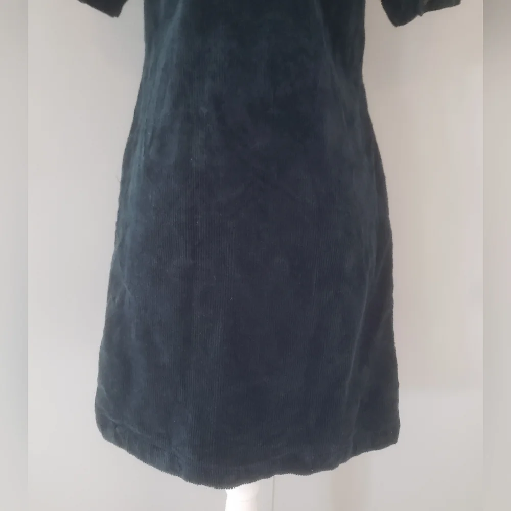 Universal Thread Green Corduroy Puff Sleeve Dress - Picture 5 of 15